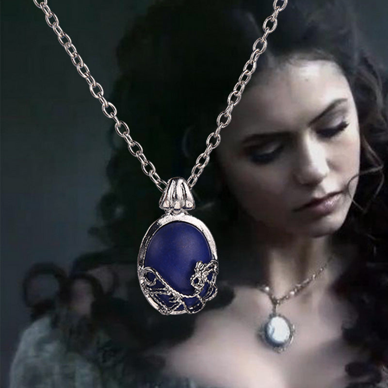 The Vampire Diaries necklace vintage Katherine pendant