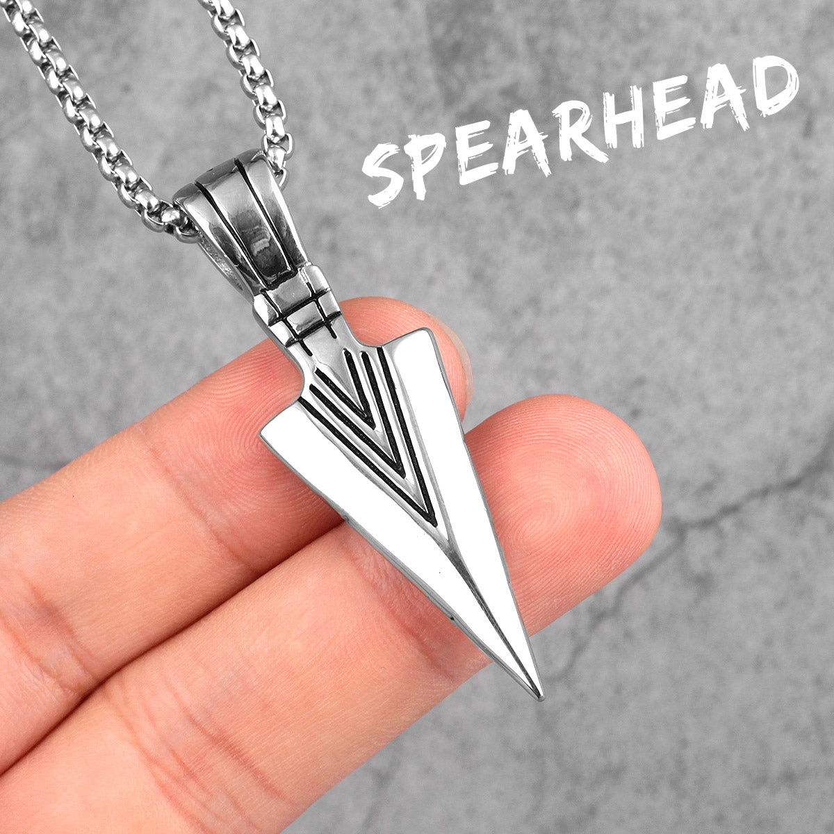 Sparta Spearhead Long Men Necklaces Pendants