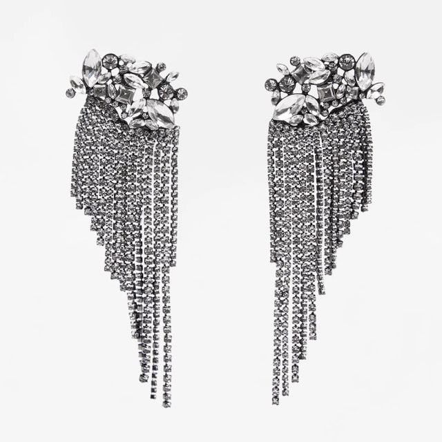 New ZA Crystal Drop Earrinigs For Women