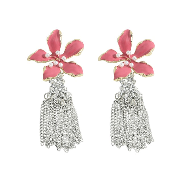 New ZA Crystal Drop Earrinigs For Women
