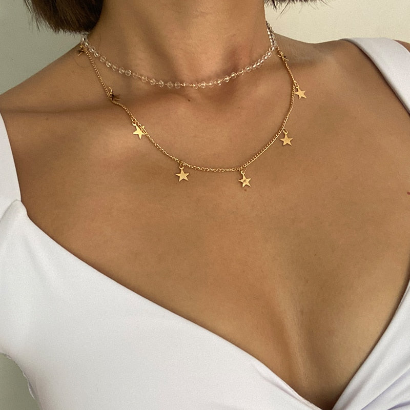 Trendy Gold Thick Chain Necklace