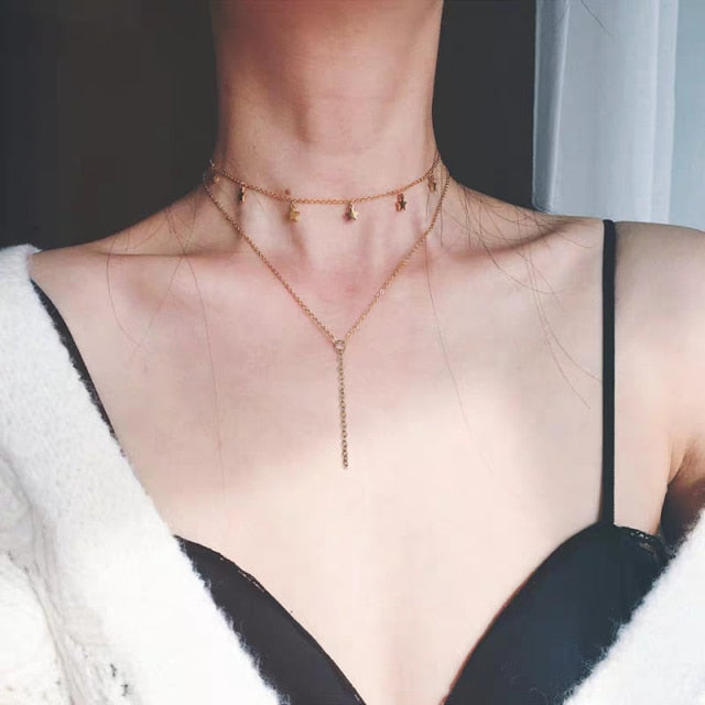 Trendy Gold Thick Chain Necklace