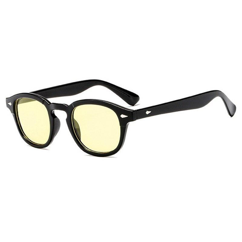 Oval Vintage Sunglasses Men Clear Classic UV400 Sun Glasses