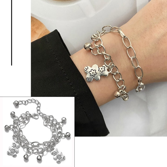 Fashion Multilayer Beaded Chain Bracelets Set