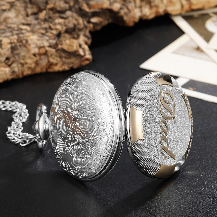 Fathers Day Gifts " TO MY GREAST DAD " Pocket Watch