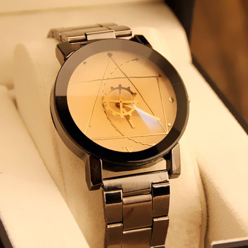 Fashion Stainless Steel Watch for women Quartz Analog Bracelet Watch
