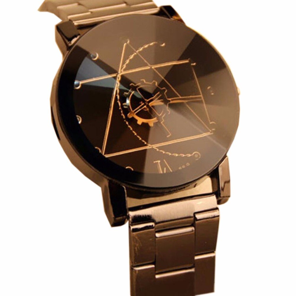 Fashion Stainless Steel Watch for women Quartz Analog Bracelet Watch
