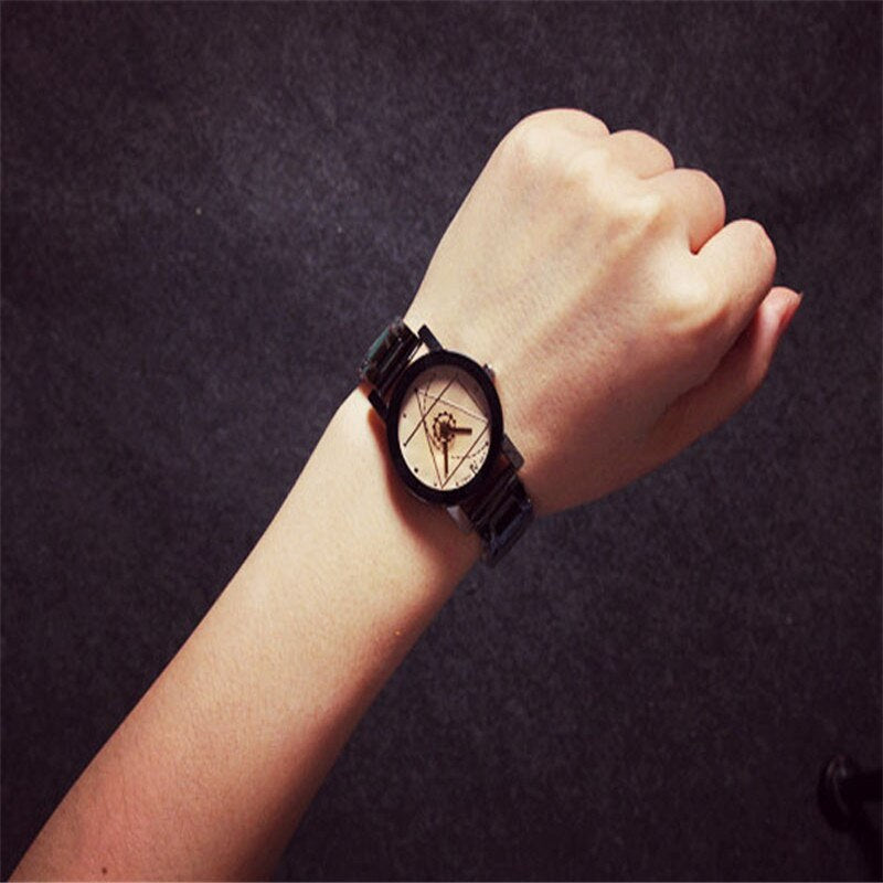 Fashion Stainless Steel Watch for women Quartz Analog Bracelet Watch