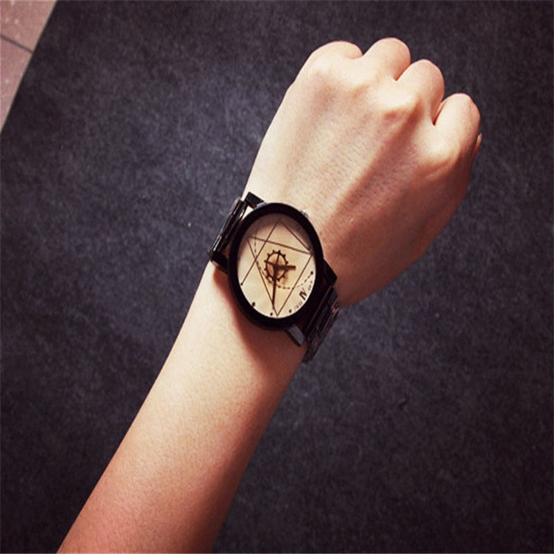 Fashion Stainless Steel Watch for women Quartz Analog Bracelet Watch