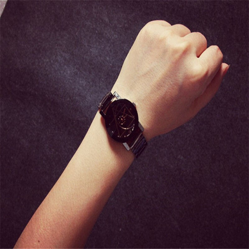 Fashion Stainless Steel Watch for women Quartz Analog Bracelet Watch