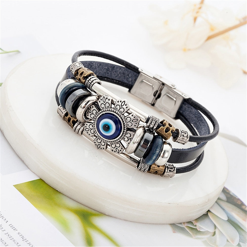 Lucky Eye Turkish Evil Eye Bracelets for Men