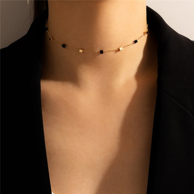 Simple Bohemia Elegant Choker Tassel Necklace