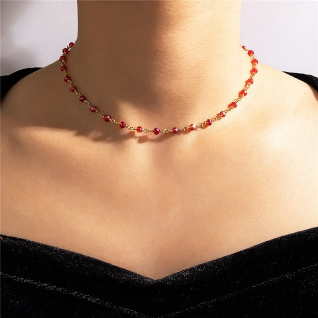 Simple Bohemia Elegant Choker Tassel Necklace