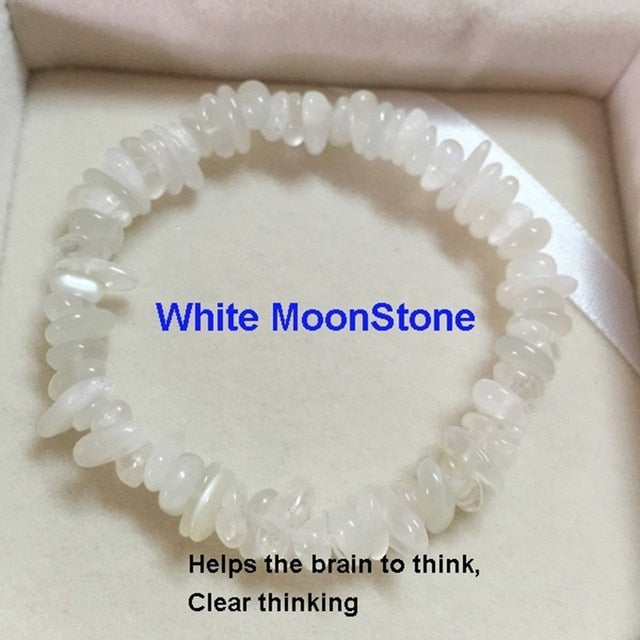 Hot Irregular Natural Crystals Chakras Stone Bracelet