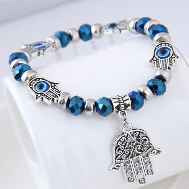 Women Lava Stone Multilayer Bohemia Bracelets Set