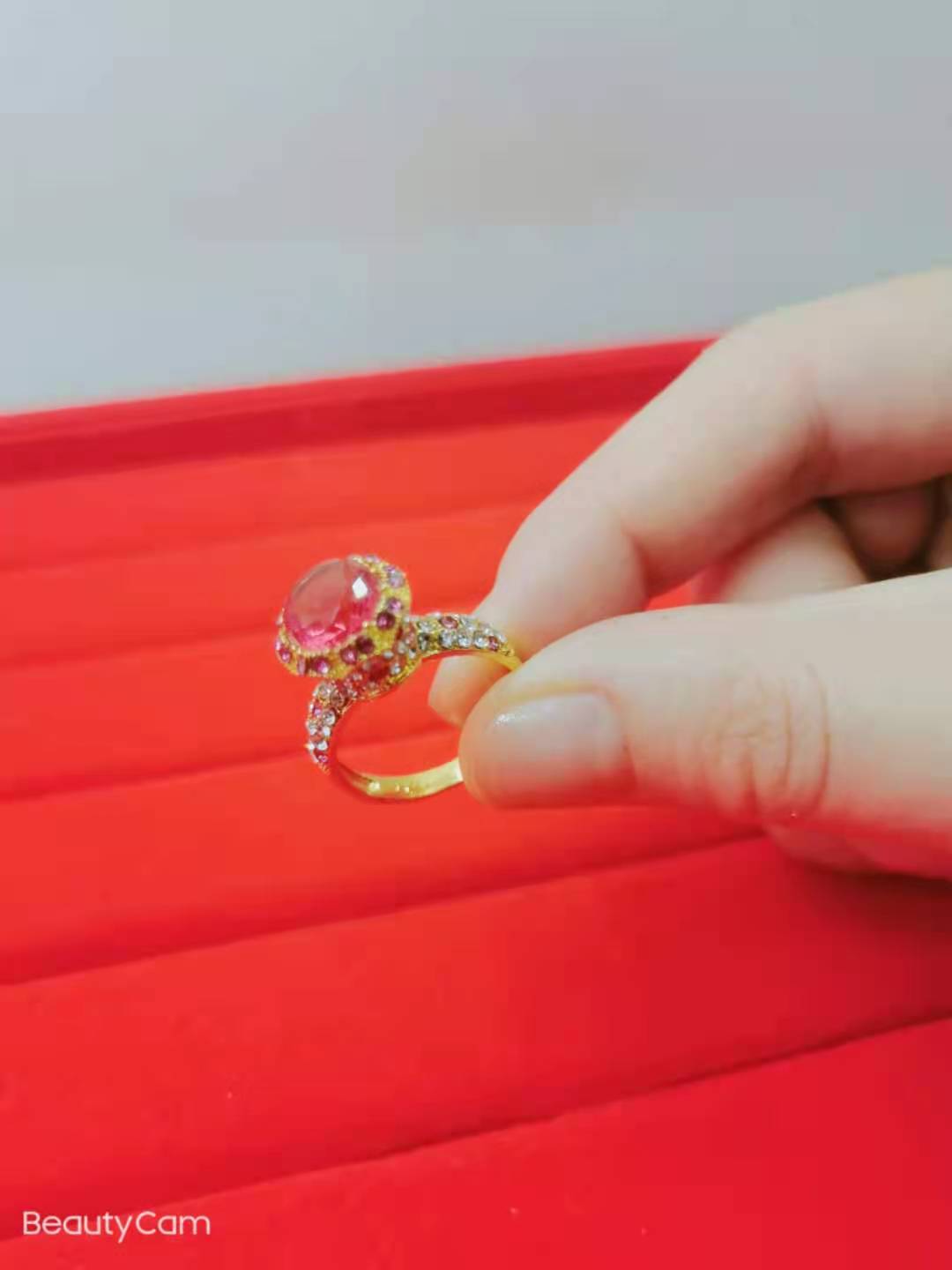 Temperament Crystal Cubic Zirconia Rings Set