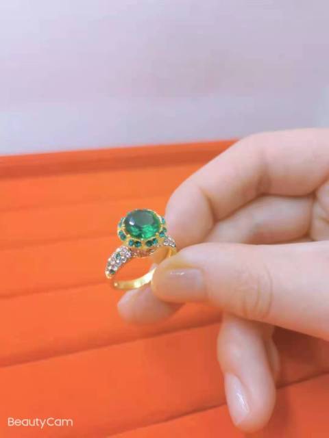 Temperament Crystal Cubic Zirconia Rings Set