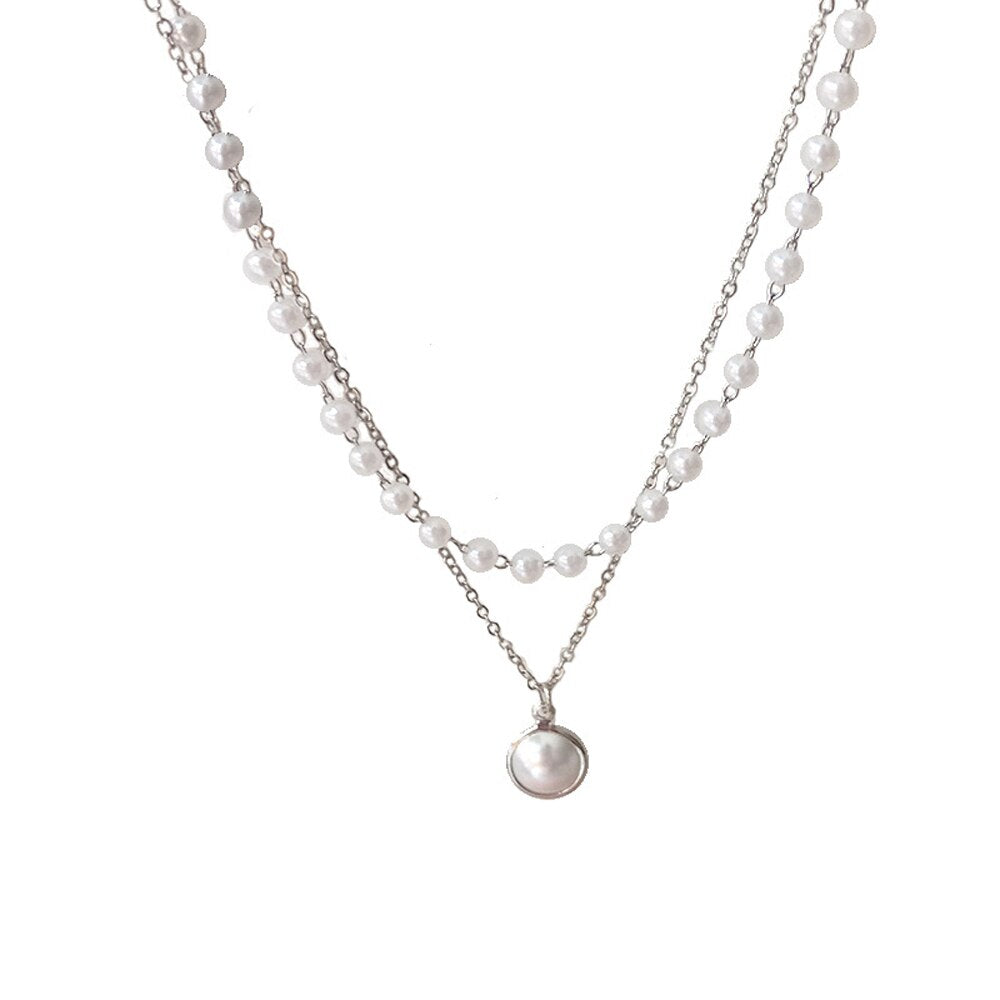 New Fashion Kpop Pearl Choker Necklace