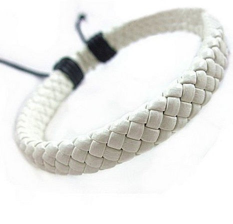 Leather Bracelet Cuff Rope Can Be Adjusted