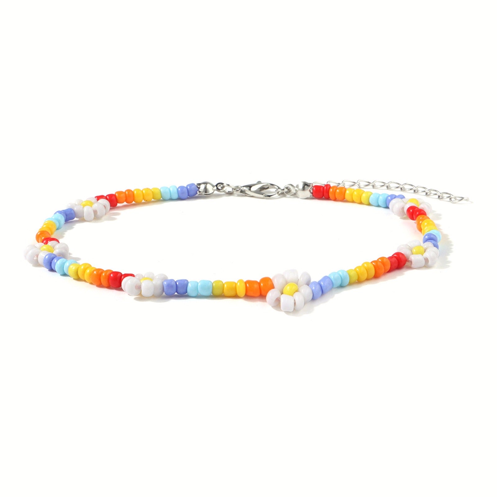 Bohemian Flower Daidy Colorful Beads Anklets For Women