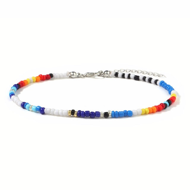 Bohemian Flower Daidy Colorful Beads Anklets For Women