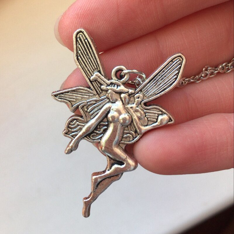 Angel Fairy  Wings Pendant Necklace