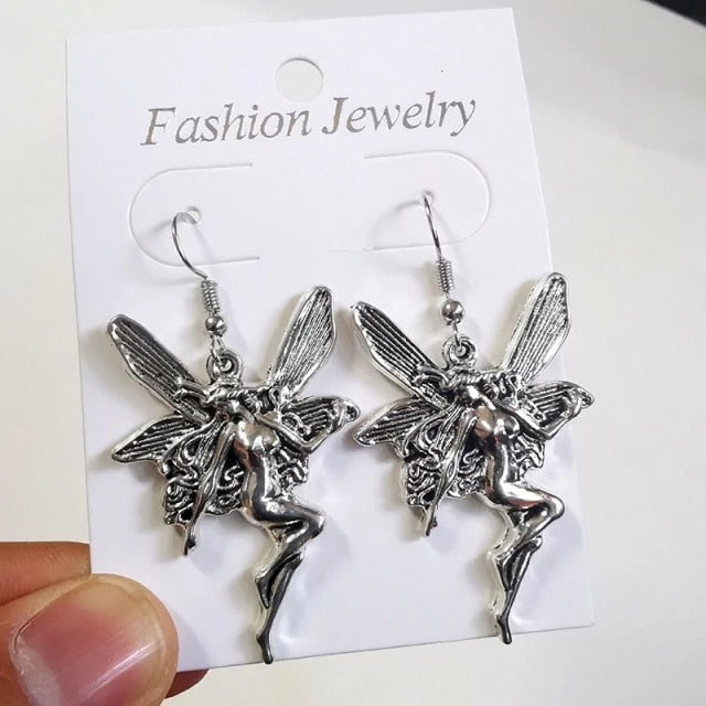 Angel Fairy  Wings Pendant Necklace