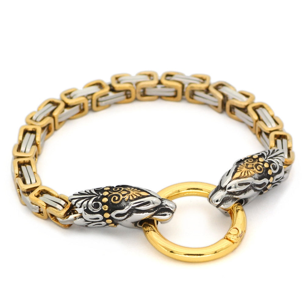Never Fade Viking Dragon Head Bracelets