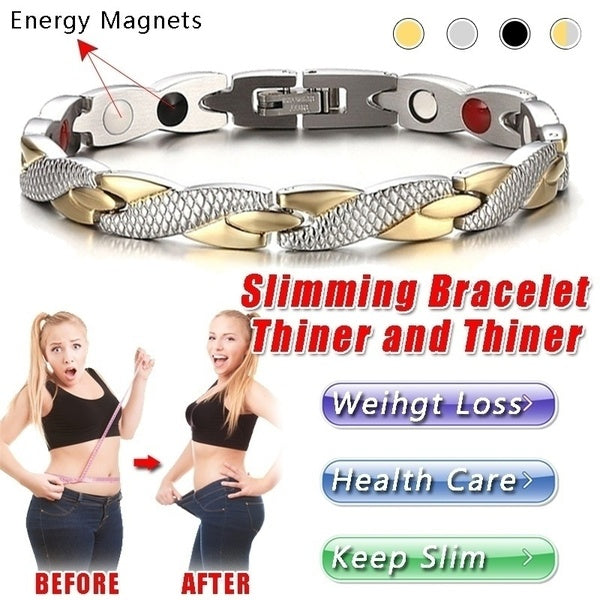 Trendy 4 Colors Weight Loss  Magnets Jewelry Slimming Bangle Bracelets