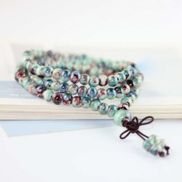 Women Bracelets Flower Charm Ceramic Bracelet