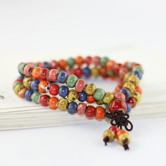 Women Bracelets Flower Charm Ceramic Bracelet