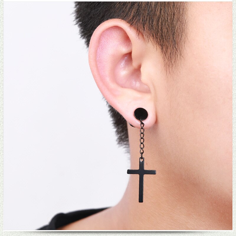 Punk Gothic Stainless Steel Stud Earring