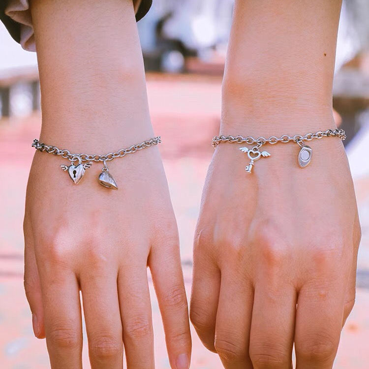 Magnet Couple Bracelets Heart Attraction Bracelet
