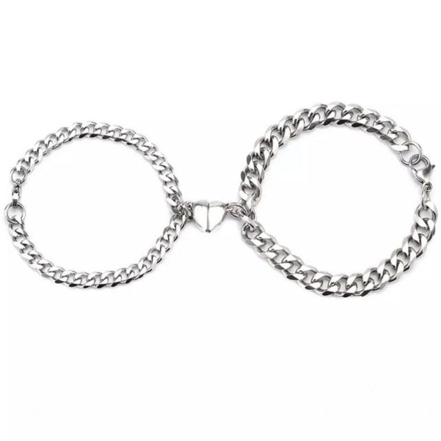Magnet Couple Bracelets Heart Attraction Bracelet