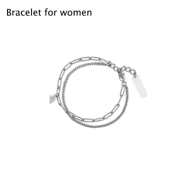 Magnet Couple Bracelets Heart Attraction Bracelet