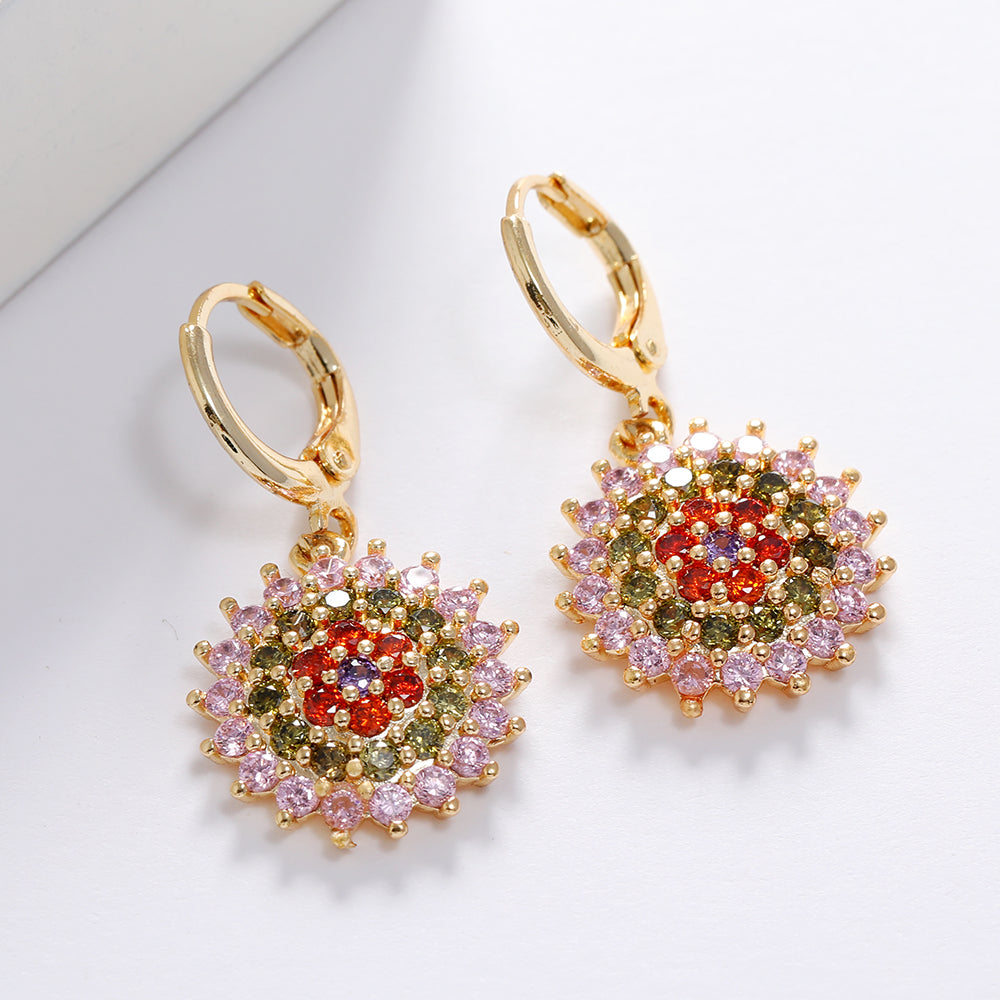 New Arrival Shiny AAA Zircon Drop Earrings