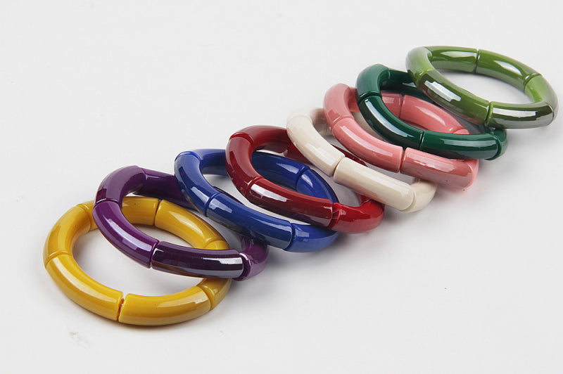 New Bohemian Snake Chain Elastic Cuff Bracelets & Bangles