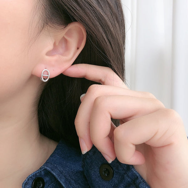 Nuevos pendientes de plata de ley 925 para mujer