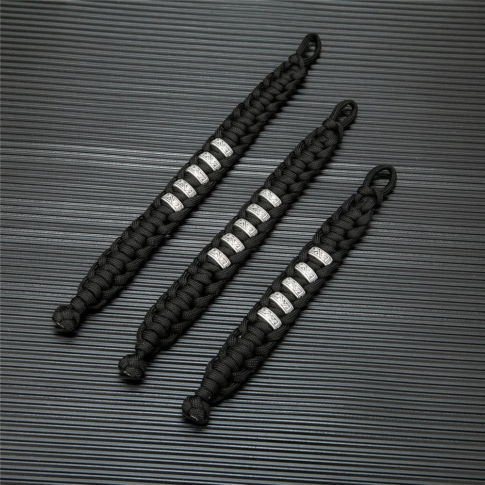 Vintage Viking Runes Survival Bracelets