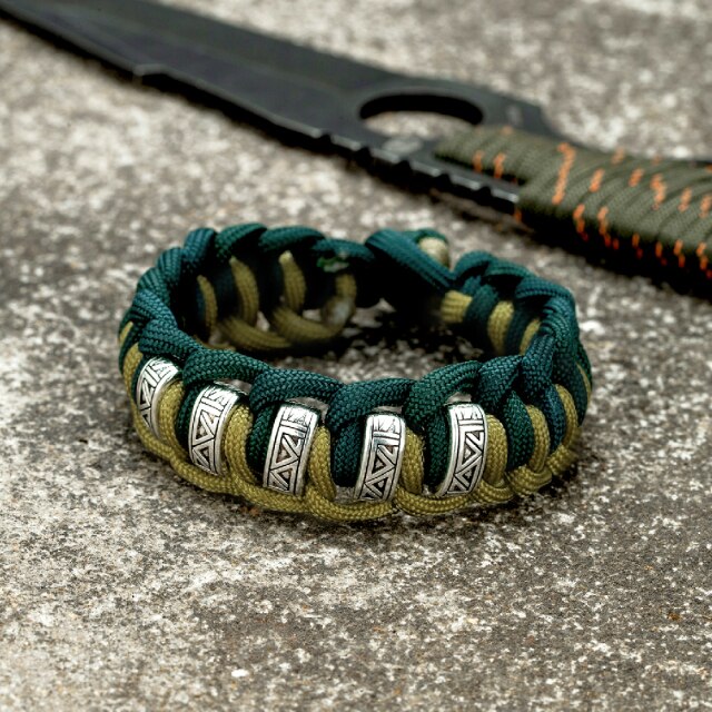 Vintage Viking Runes Survival Bracelets