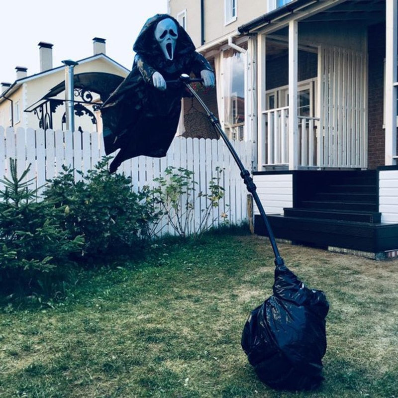 Creative Garden Ghostface Scarecrow
