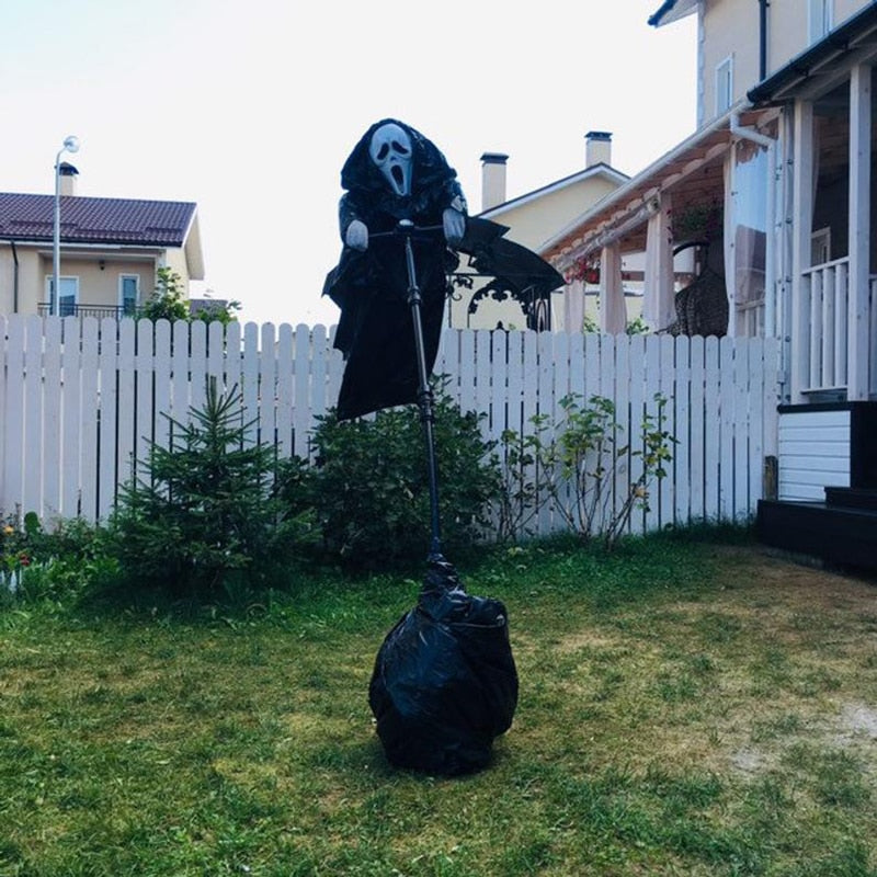 Creative Garden Ghostface Scarecrow