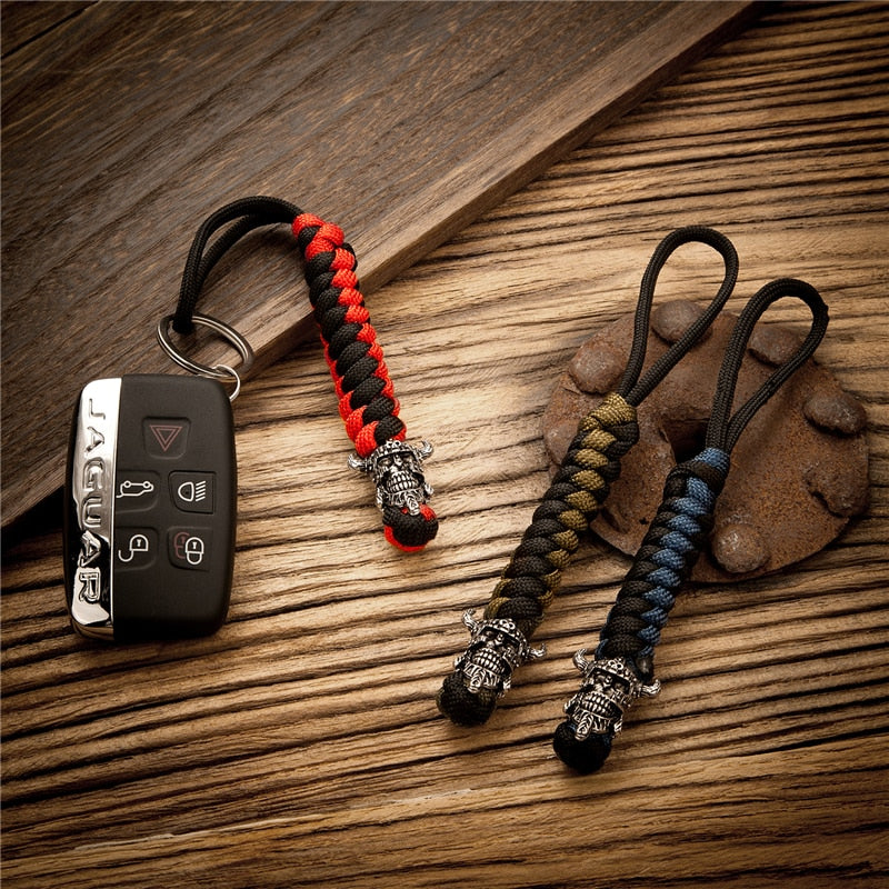 Vintage Vikings Keychains Bag Knife Pendant