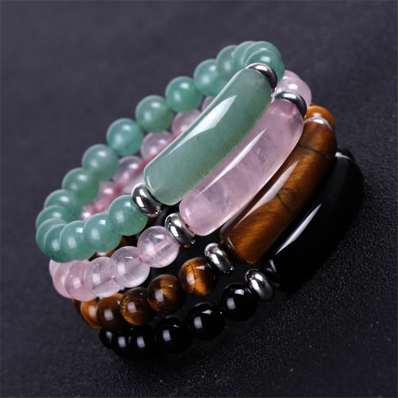 8mm Reiki  Pink Quartz Aventurine  Bracelets