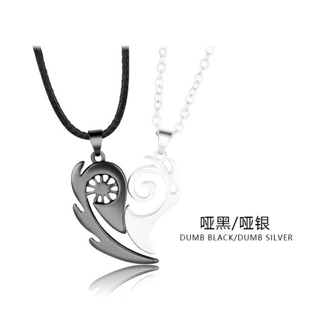 Magnetic  Astronaut Lovers Heart Pendant