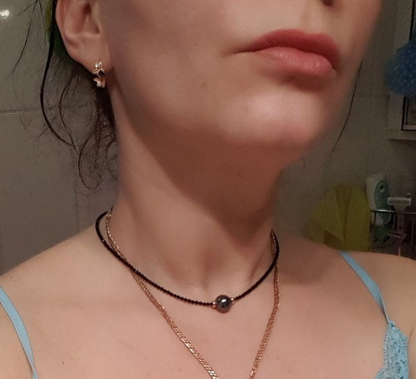 Baby Blue Evil Eye Beaded Choker Necklace