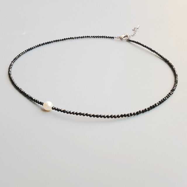 Baby Blue Evil Eye Beaded Choker Necklace