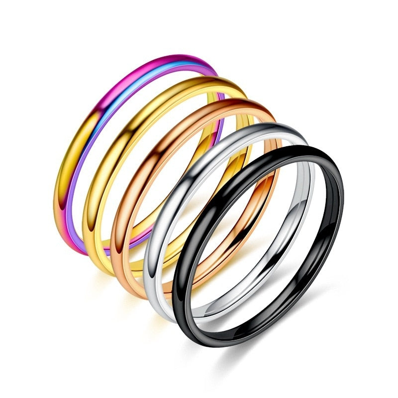 Berserk Jewelry Gift Retro 2mm Female's Ring