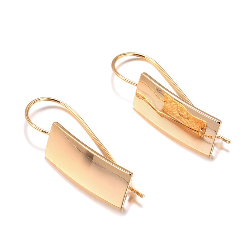 Rose Gold Classic Simple Dangle Earrings