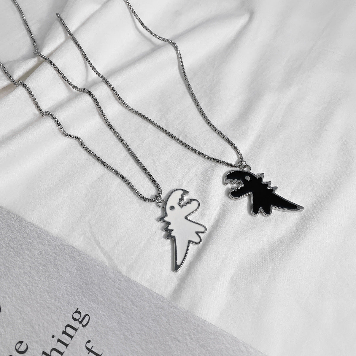 Cartoon Dinosaur Pendant Necklace